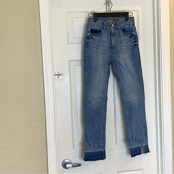 DL1961 MARA ANKLE High Rise Instasculpt Straight Jeans Size 25 - Picture 6 of 14